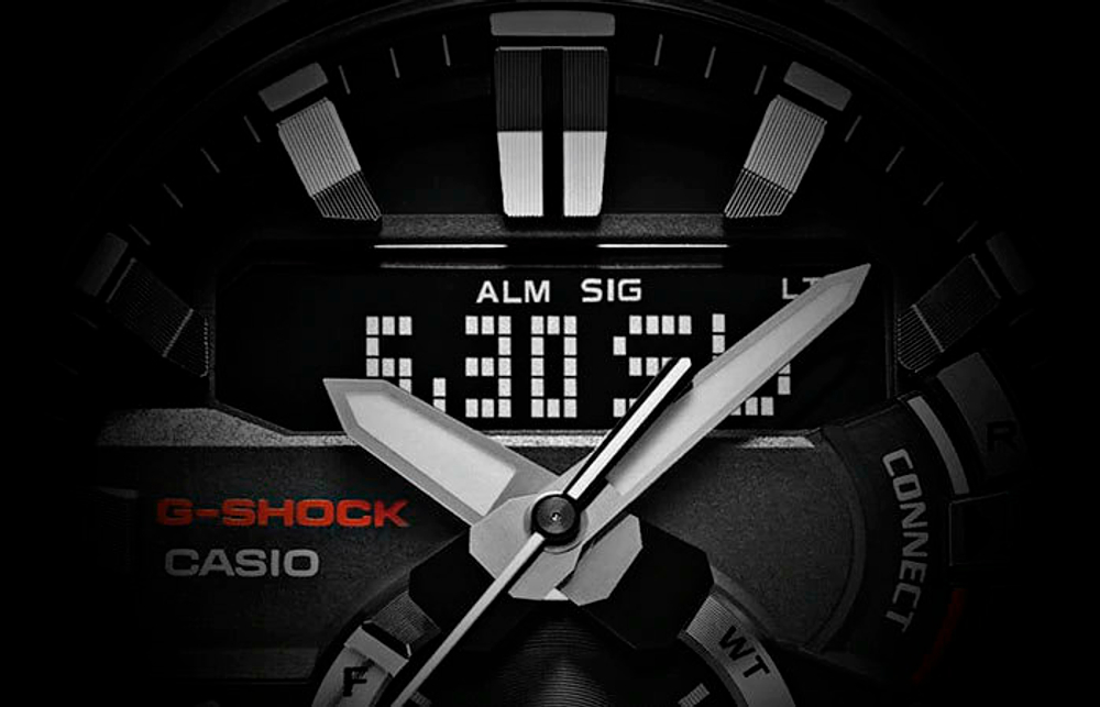 Японские наручные часы Casio G-SHOCK GST-B200-1AER с хронографом