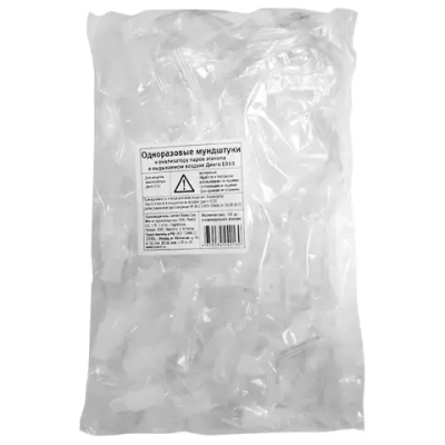 Мундштук к алкотестеру Динго Е-010 одноразовый 100 шт