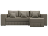 Диван угловой Лига-076 угол универсальный ЭКОКОЖА GRIFON 04 бежевый