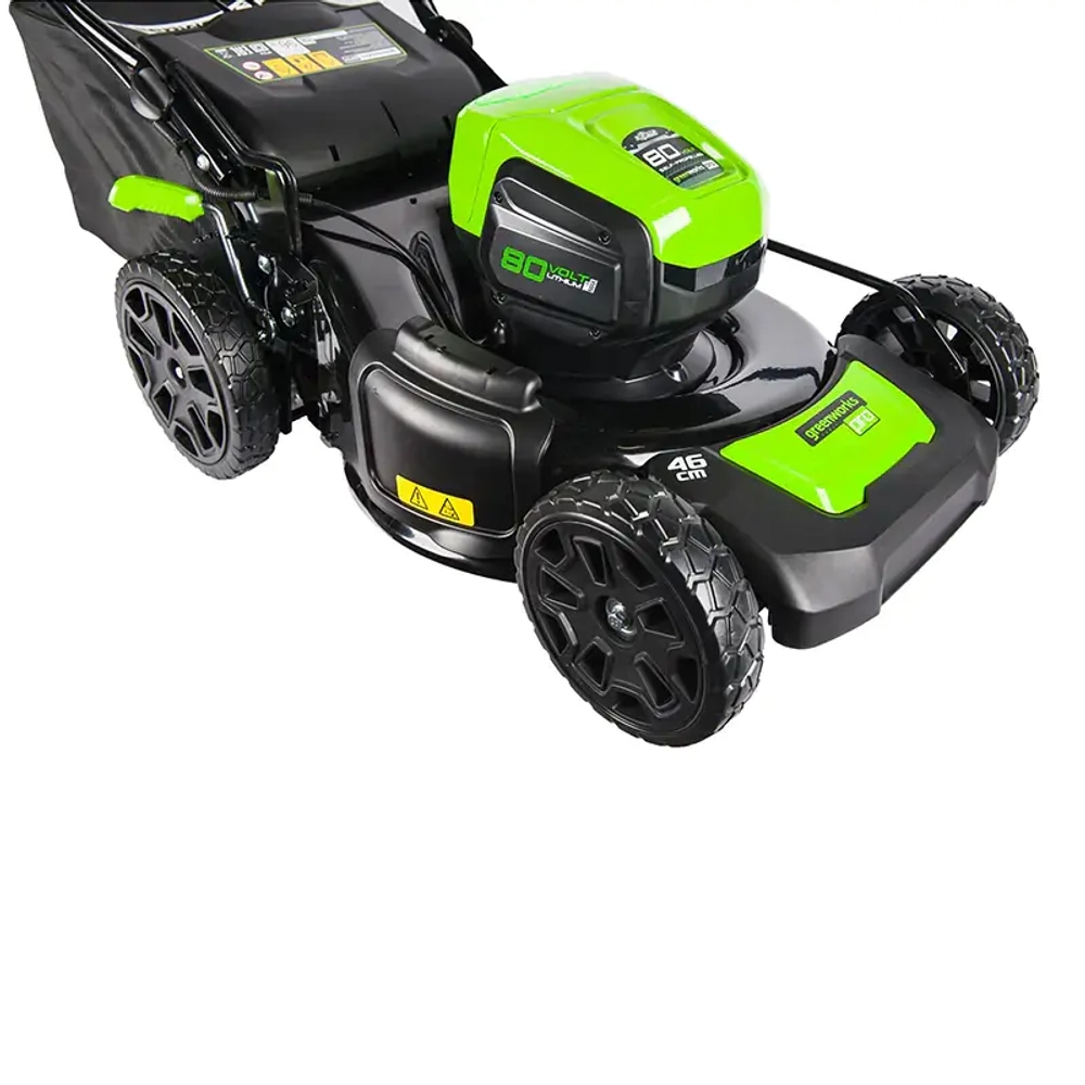 Аккумуляторная газонокосилка самоходная Greenworks GD80LM46SPK4 80V (1 x 4 Ач, ЗУ) 2501007UB