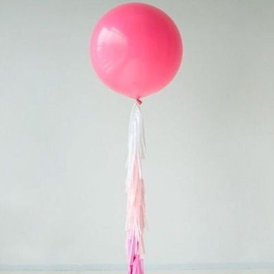 Шар 75 см с тассел гирляндой