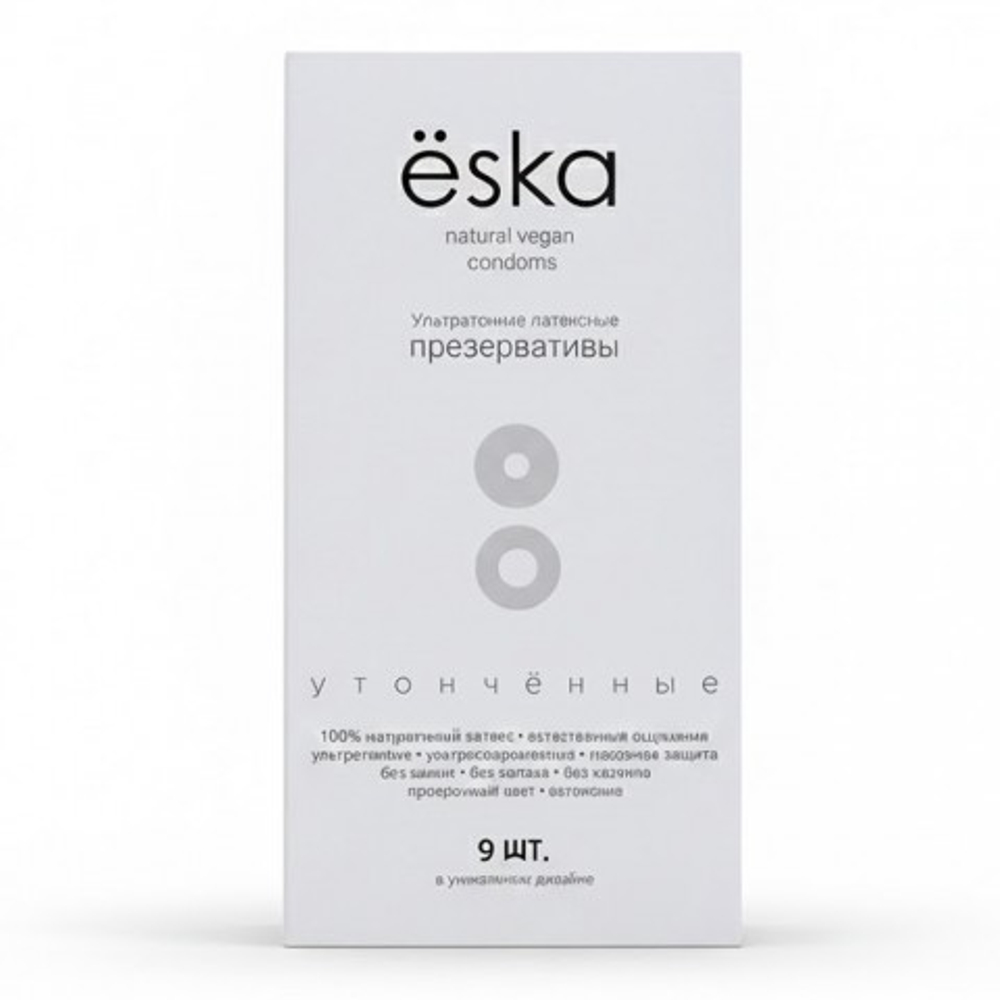 Набор презервативов "Ёska" латексные (9 шт.)