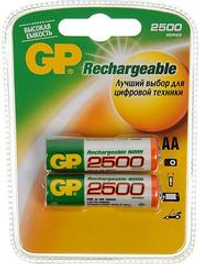 Аккумулятор GP 250AAHC AA NiMH 2500mAh (2шт)