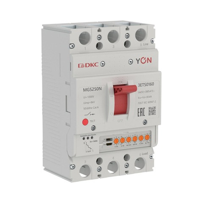 Авт. выкл. YON MGS250N 3P 63-160A 36kA с электронным расцепителем ETS