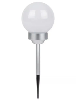 Светильник уличный ЭРА ERASF22-55 Шар на солнечной батарее садовый RGB d 15 см