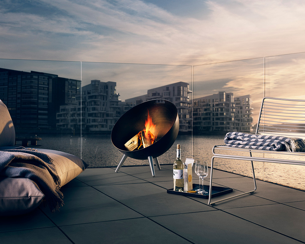 Очаг fire globe, D64 см