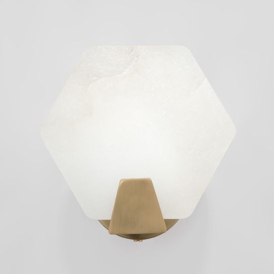 60158/1/ настенный светильник/ латунь