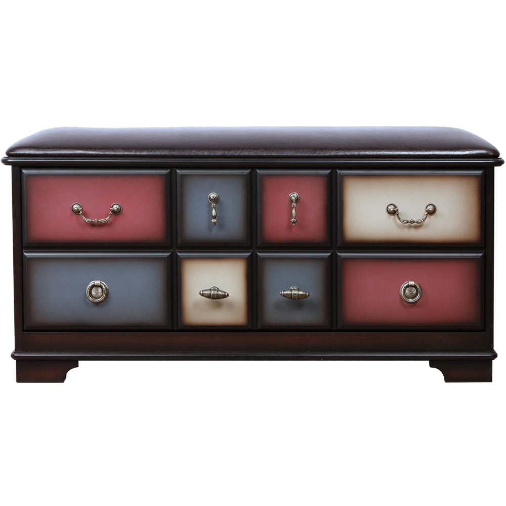 Банкетка Пандора 4 с обувницей Орех Mix