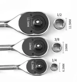 Набор переходников-адаптеров для головок 1/2, 3/8 и 1/4" 6 предмета