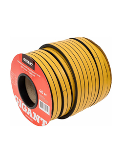 Самоклеящийся уплотнитель Gigant D40 14х12 мм черный GSAI-14-12