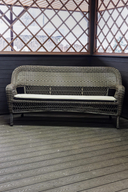 Диван 3-местный из искусственного ротанга МЭДИСОН “MADISON” арт.A00079 с подушкой на сидение