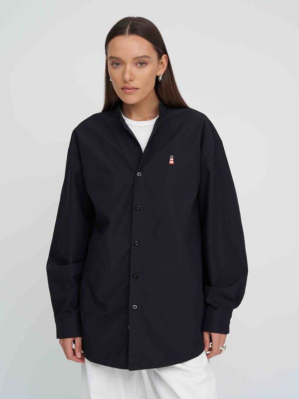 Рубашка Маяк черная - фото 1