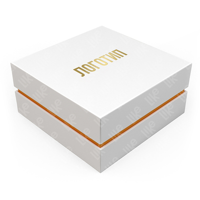 Футляр картонный остроугольный с прослойкой, серия "Самба", 80х80х40 мм