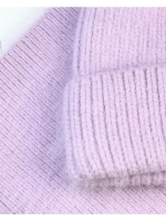 комплект шапка с шарфом- снуд зимний вязаный