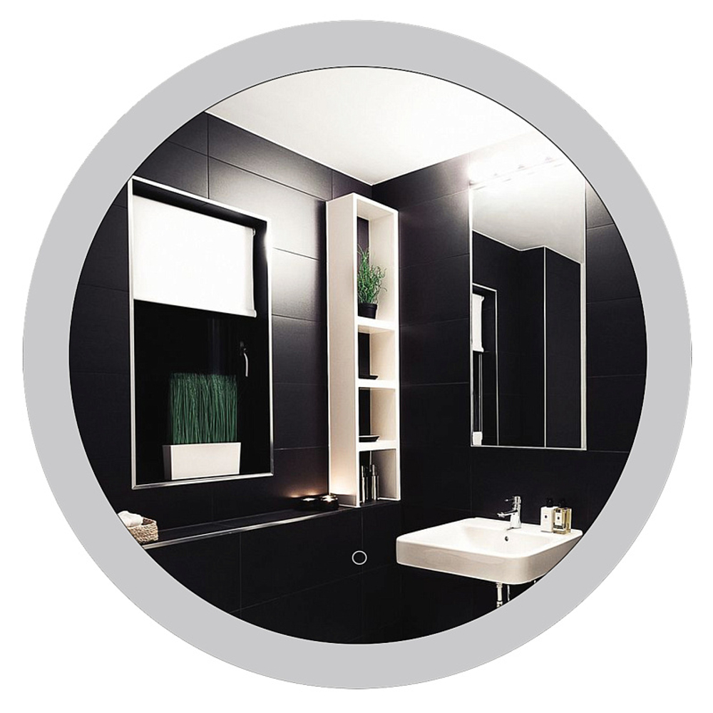 Зеркало Loranto РИО D770 круглое, с подсветкой, сенсорный выключатель с функцией диммера (CS00098011)