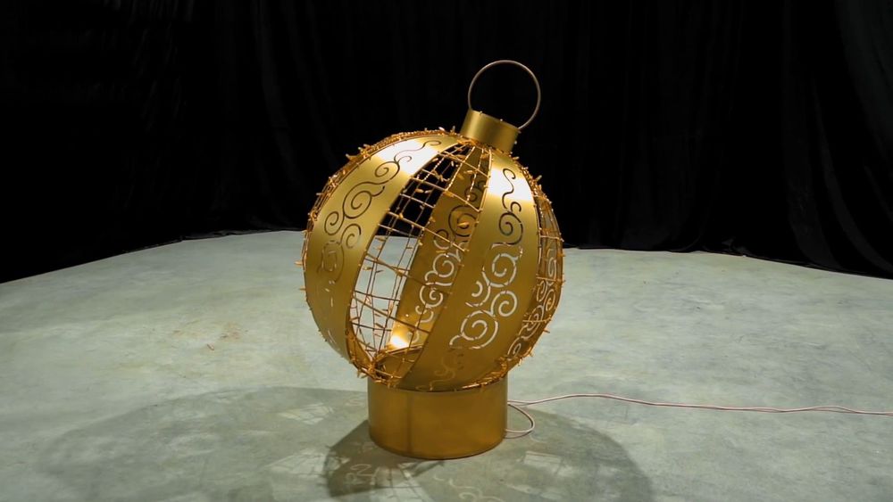 Светодиодная конструкция "Золотой шар"