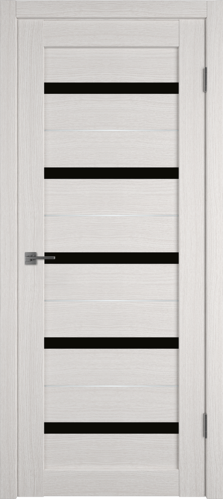 Дверь Atum Al 7 / Bianco / Black Gloss SM / Владимирские двери