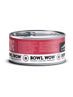 Влажный корм для собак консервы с говядиной и овощами BOWL WOW Monoprotein 0,1кг