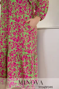 Платье 2495-салатовый Minova