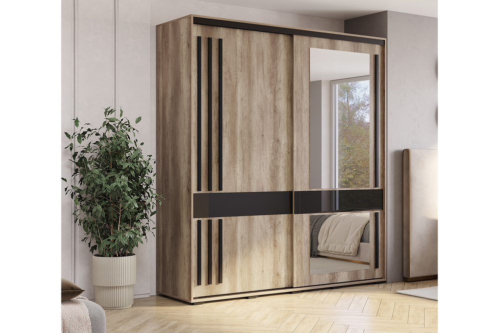 Шкаф-купе Крафт-8, Дуб Каньон