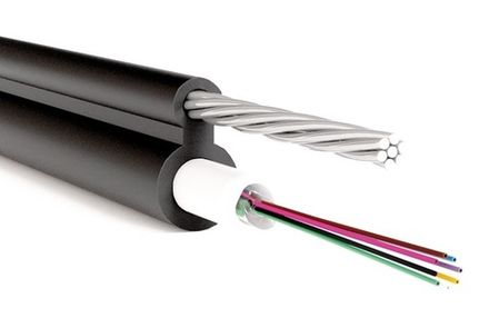 Оптический кабель с тросом