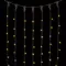 Светодиодный занавес Sealed с супер-мерцанием 2*3 м., 220V., 600 теплых белых LED ламп, черный каучук, Beauty Led (LL602ABL-1-2WW)