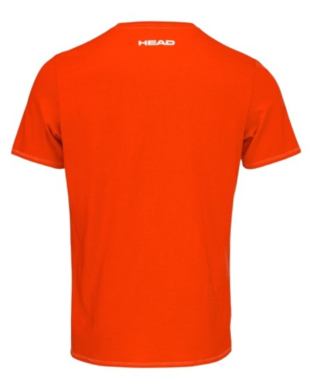 Мужская теннисная футболка Head Padel TYPO T-Shirt Men - tangerine