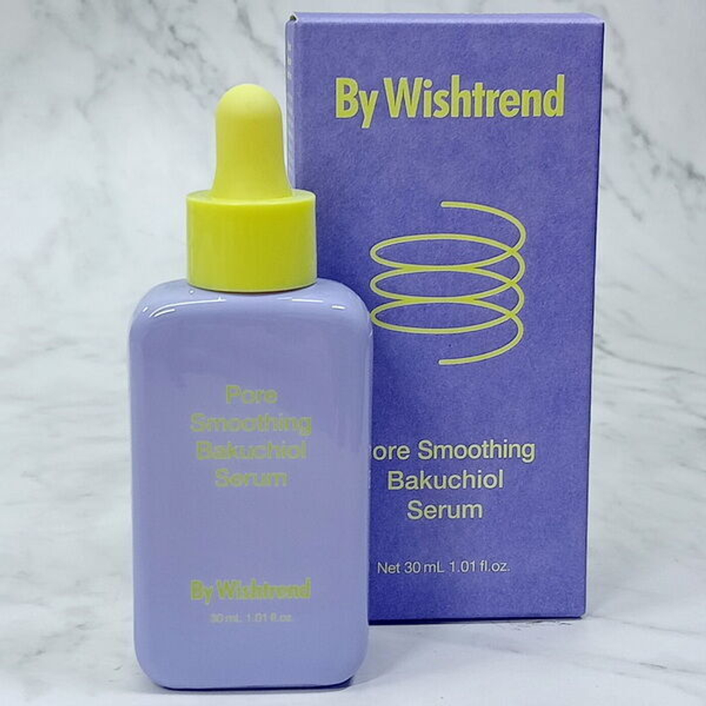 Сыворотка для сужения пор с бакучиолом By Wishtrend Pore Smoothing Bakuchiol Serum, 30мл