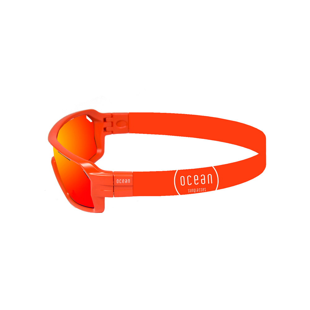 Спортивные очки OCEAN Chameleon Matt Orange / Revo Orange Polarized lenses