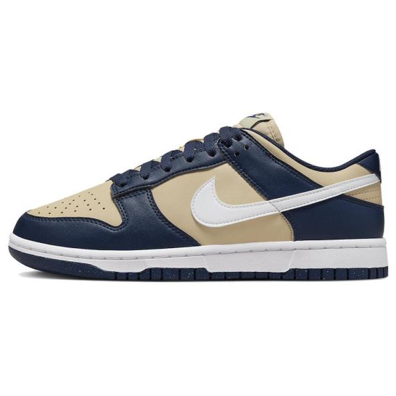 NIKE Dunk Кроссовки для скейтбординга Низкие Бежево-синие Женские