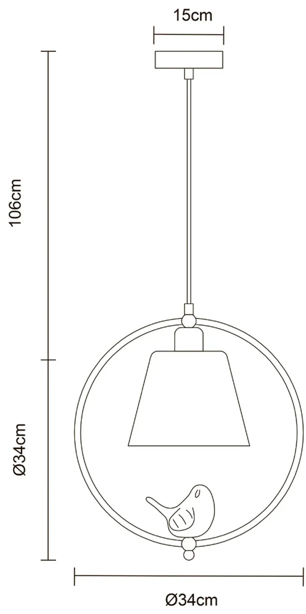 Подвесной светильник Arte Lamp PASSERO