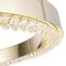 Подвесной светодиодный светильник Crystal Lux Saturn SP30W Led Gold