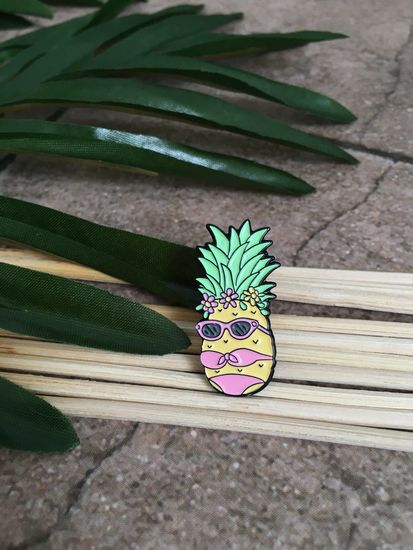 Значок металлический на одежду/Пин.  Pinapple