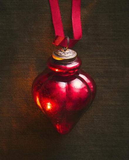 ZARA HOME УКРАШЕНИЯ ДЛЯ РОЖДЕСТВЕНСКОЙ ЁЛКИ В ФОРМЕ КАПЛИ, КРАСНЫЙ