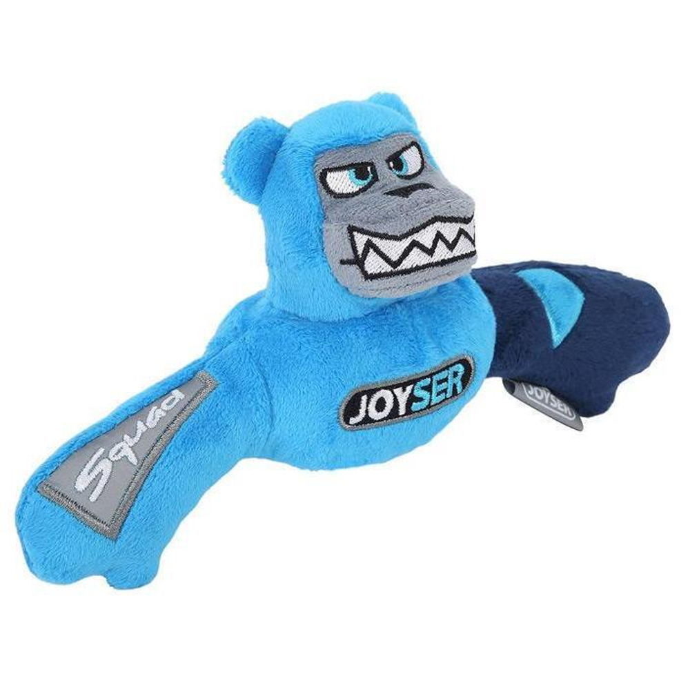Игрушка для собак JOYSER Squad mini Медведь J-Bear с пищалкой S/M голубой, 19 см