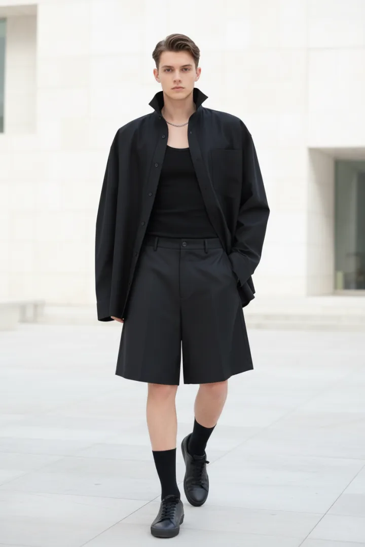 Рубашка мужская оверсайз «UKIL»