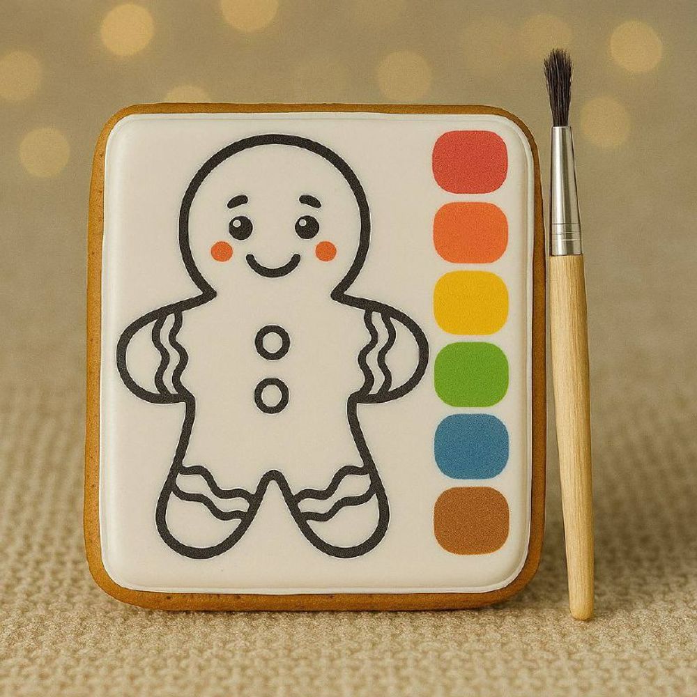 Пряничная раскраска-мини "Пряня"