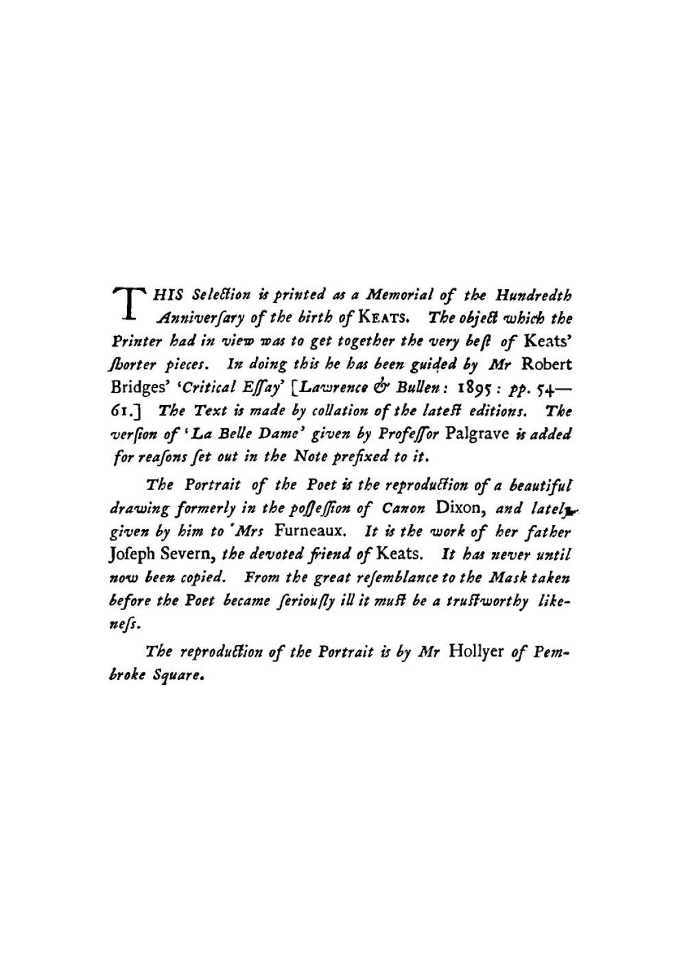 Odes, Sonnets and Lyrics of John Keats | Keats John