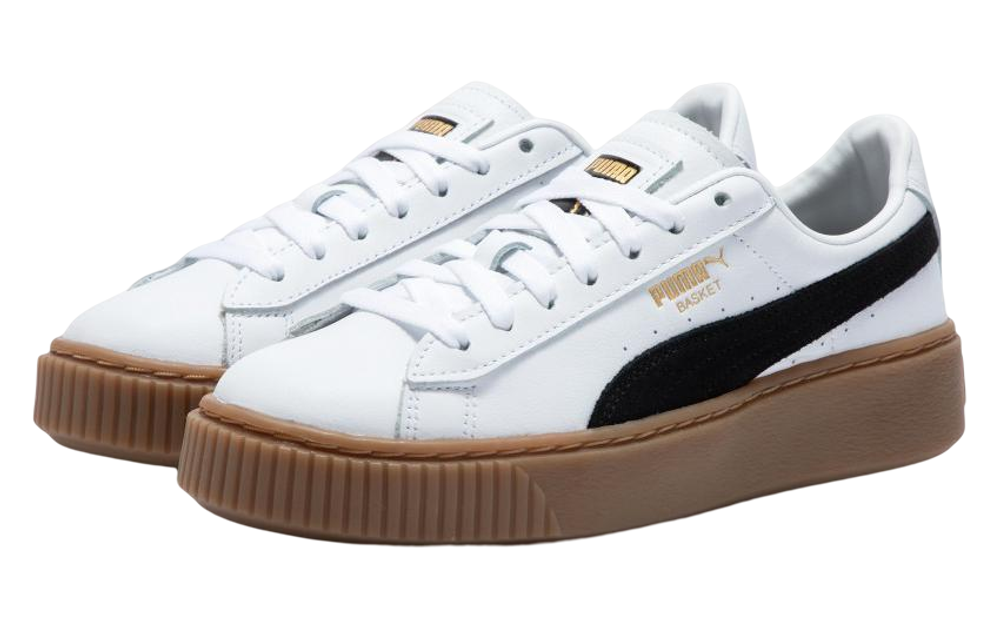 Кроссовки PUMA Basket Platform L White, 394369-01