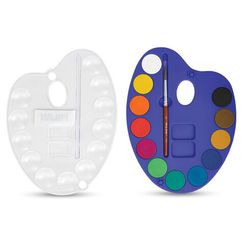 Palitra \ Палитра PALETTE OF 12 WATERCOLOUR TABLETS Ø25mm