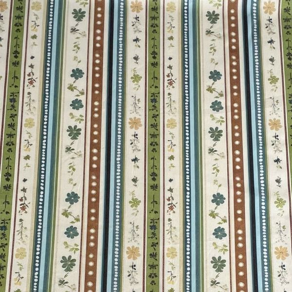 ПОЛОСКИ НЕЖНЫЕ ЦВЕТЫ, 100% хлопок 1