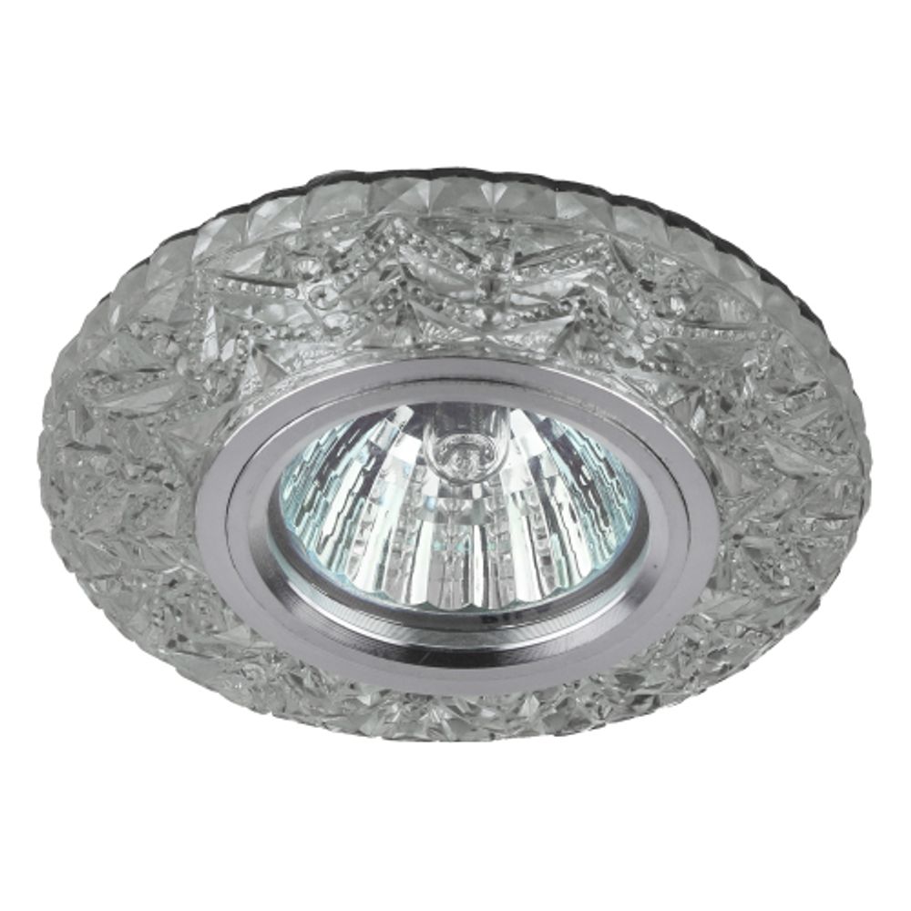 Светильник встраиваемый cо светодиодной подсветкой ЭРА DK LD4 SL/RGB под лампу MR16 GU5.3 мультиколор | Встраиваемые LED светильники