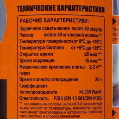 Tytan 60 секунд , Клей-пена профессиональная Tytan Professional 60 Секунд 750 мл.,1шт