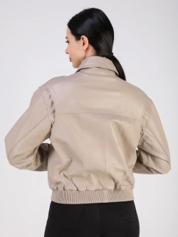 Кожаная куртка демисезонная