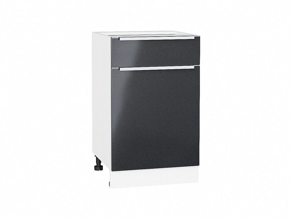 Шкаф нижний с 1-ой дверцей и ящиком Фьюжн