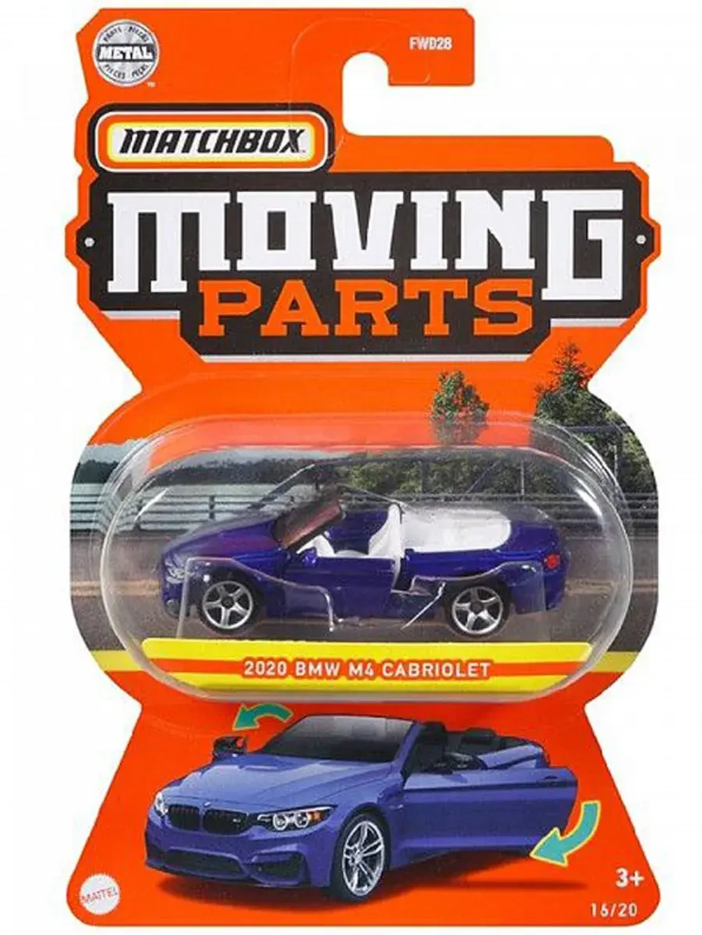 Машинка Хот Вилс Matchbox Tesla Model 3 FWD28 HVN16