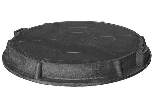 Люк ревизионный ППК тип "Л" (легкий) d-580 до 3т (черный)