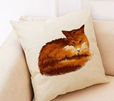 Наволочка декоративная, чехол на подушку 45х45 см, 1 шт