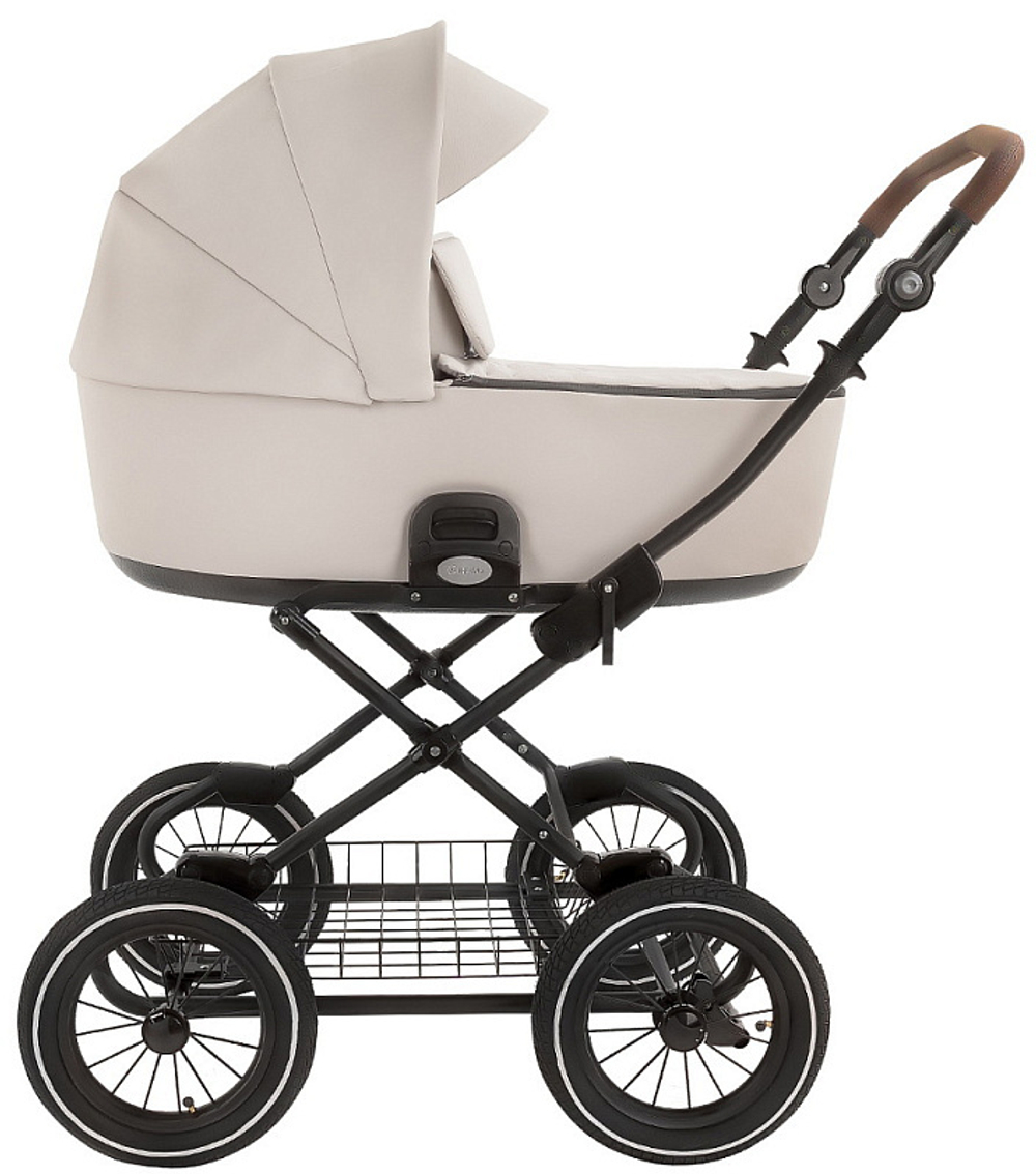 Детская коляска Roan Bass Next Classic Кожа d12 2 в 1 RCL301/1 Island Stone