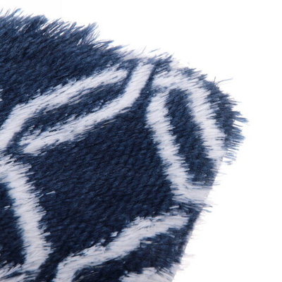 Коврик для ванной 60*100"Геометрия» синий